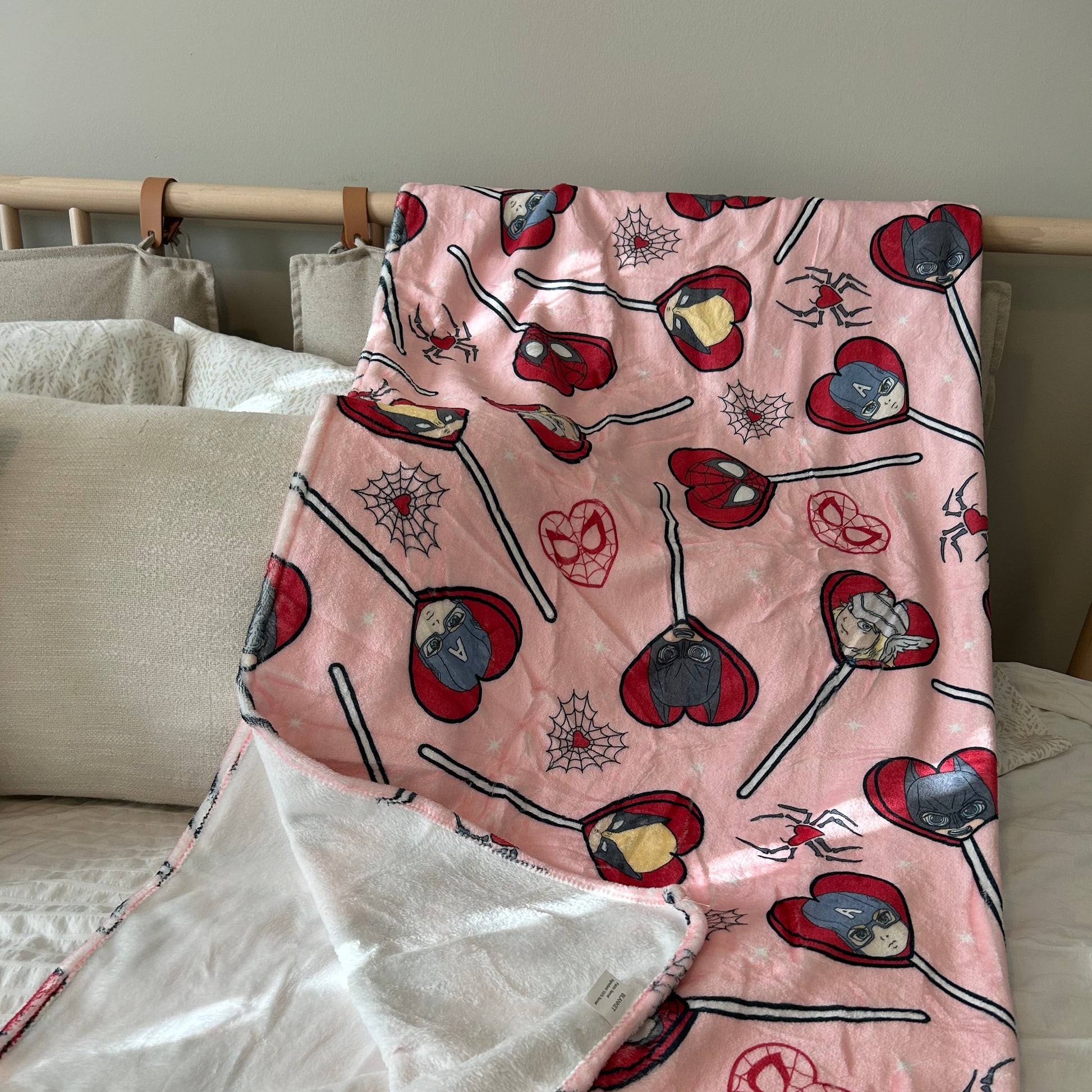 Valentines Hero Minky Blanket | Birdie & Bee