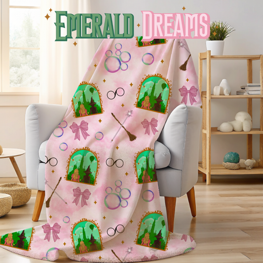 Emerald Dreams Minky Blanket