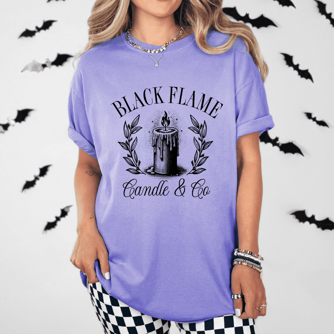 Black Flame Candle Co. Ladies T-Shirt Birdie and Bee