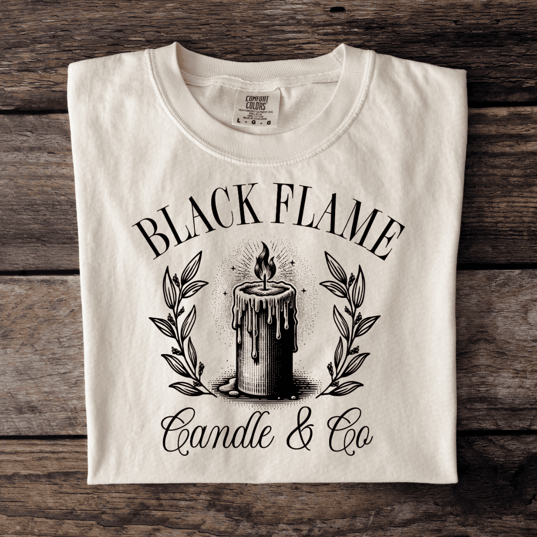 Black Flame Candle Co. Ladies T-Shirt Birdie and Bee