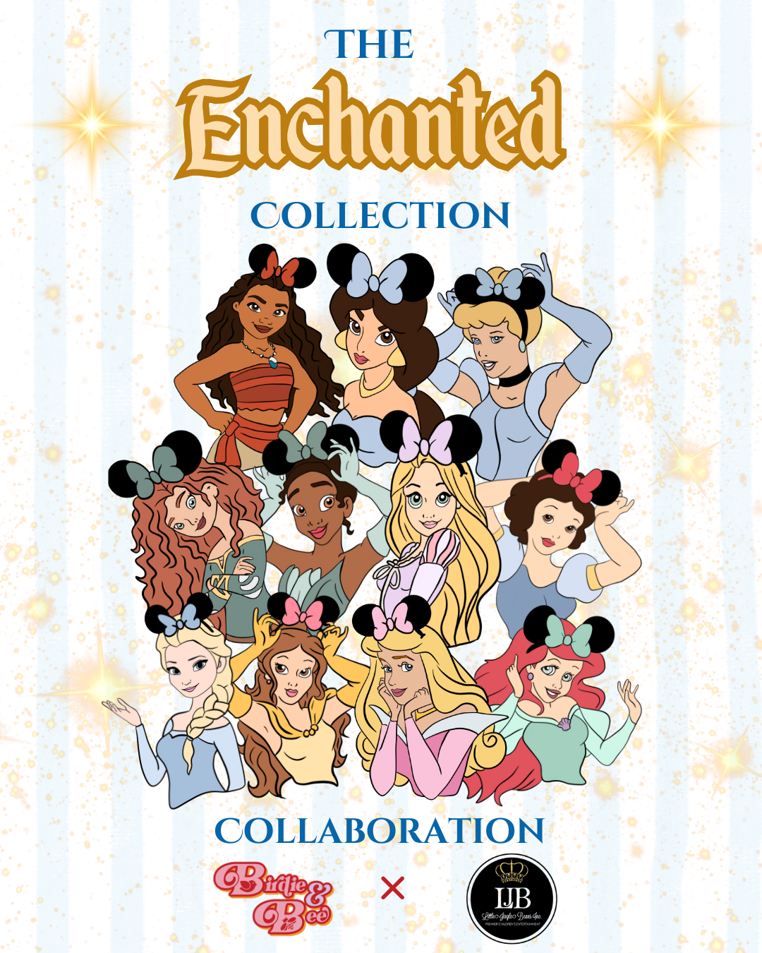 Enchanted Collection "Pick your Princess" Custom kids and adult T-shirts