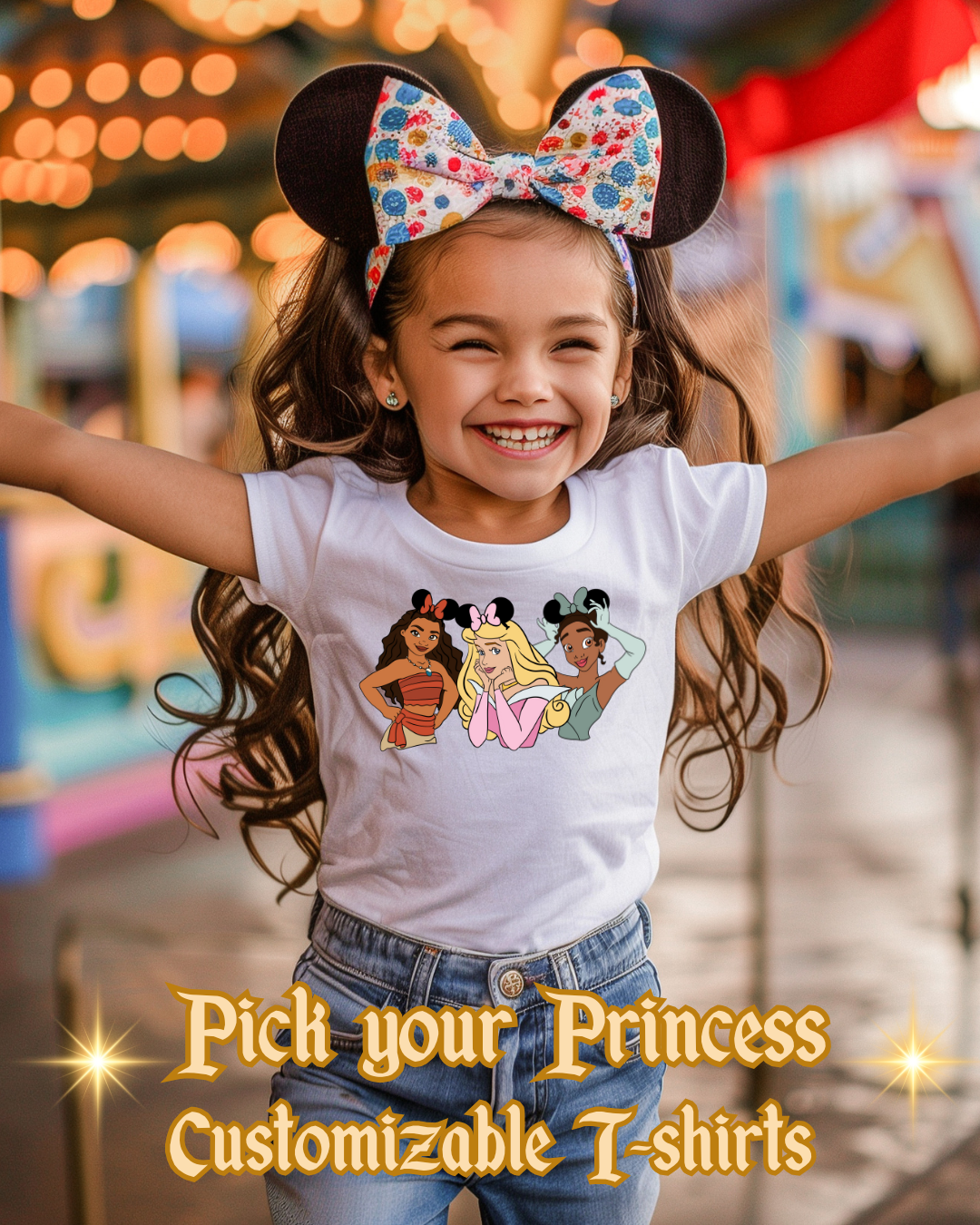 Enchanted Collection "Pick your Princess" Custom kids and adult T-shirts