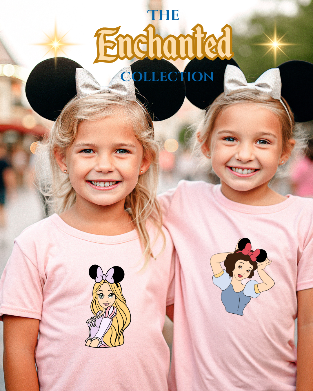 Enchanted Collection "Pick your Princess" Custom kids and adult T-shirts