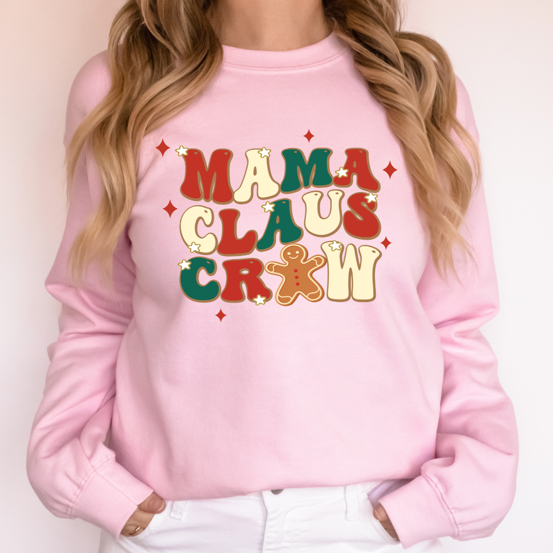 Mama Claus Graphic Crewneck Sweater