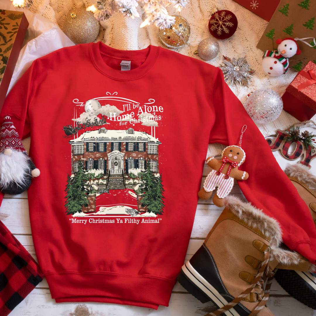 McCallister Home Security Graphic Unisex Adult Crewneck Sweater