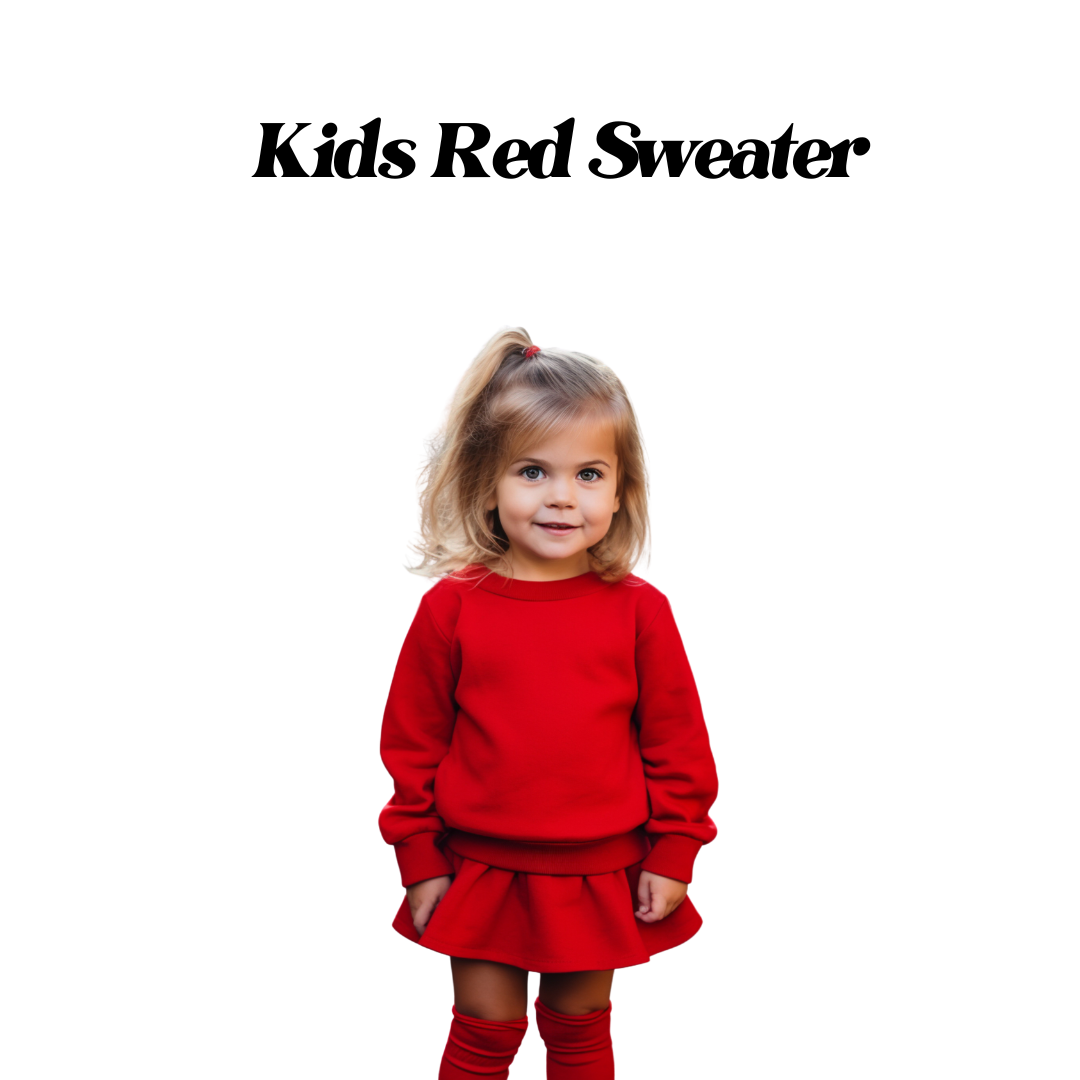 Custom Chenille Letter Crewneck sweater adult and kids