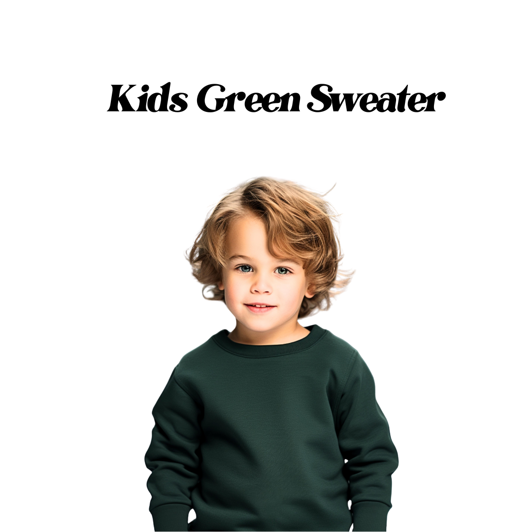 Custom Chenille Letter Crewneck sweater adult and kids
