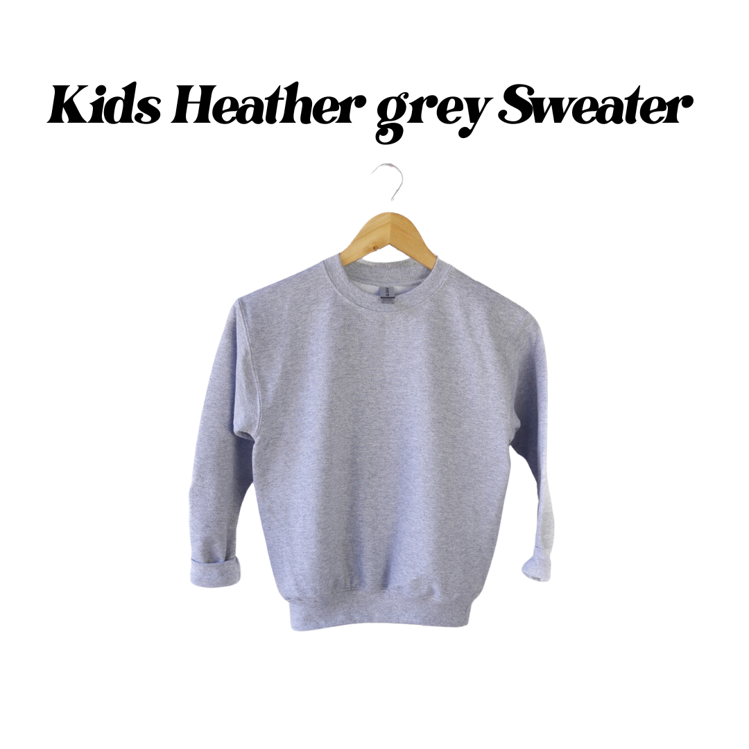 Custom Chenille Letter Crewneck sweater adult and kids