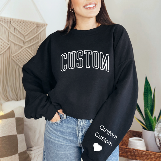 Custom Varsity Unisex crewneck sweater