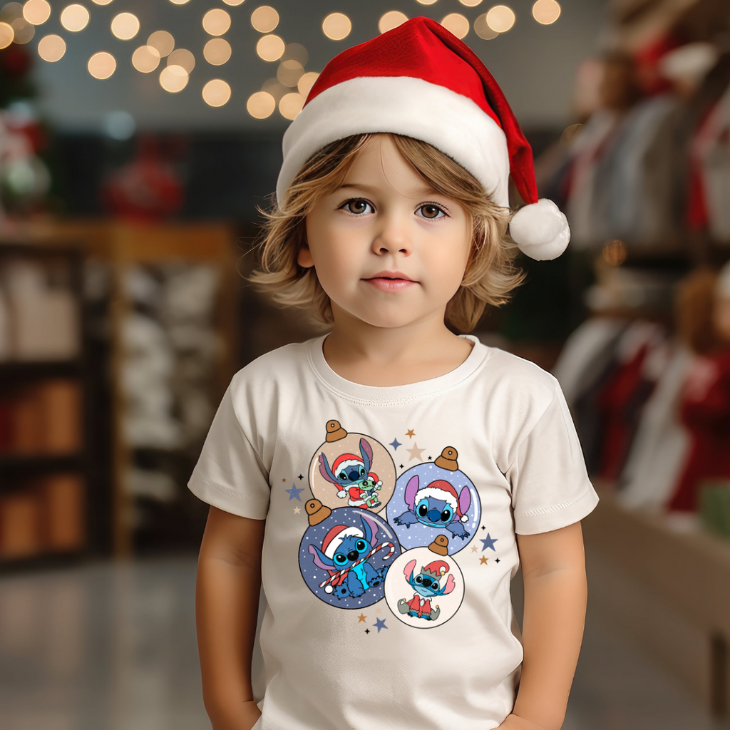 Magical Christmas Alien Graphic Kids T-Shirt