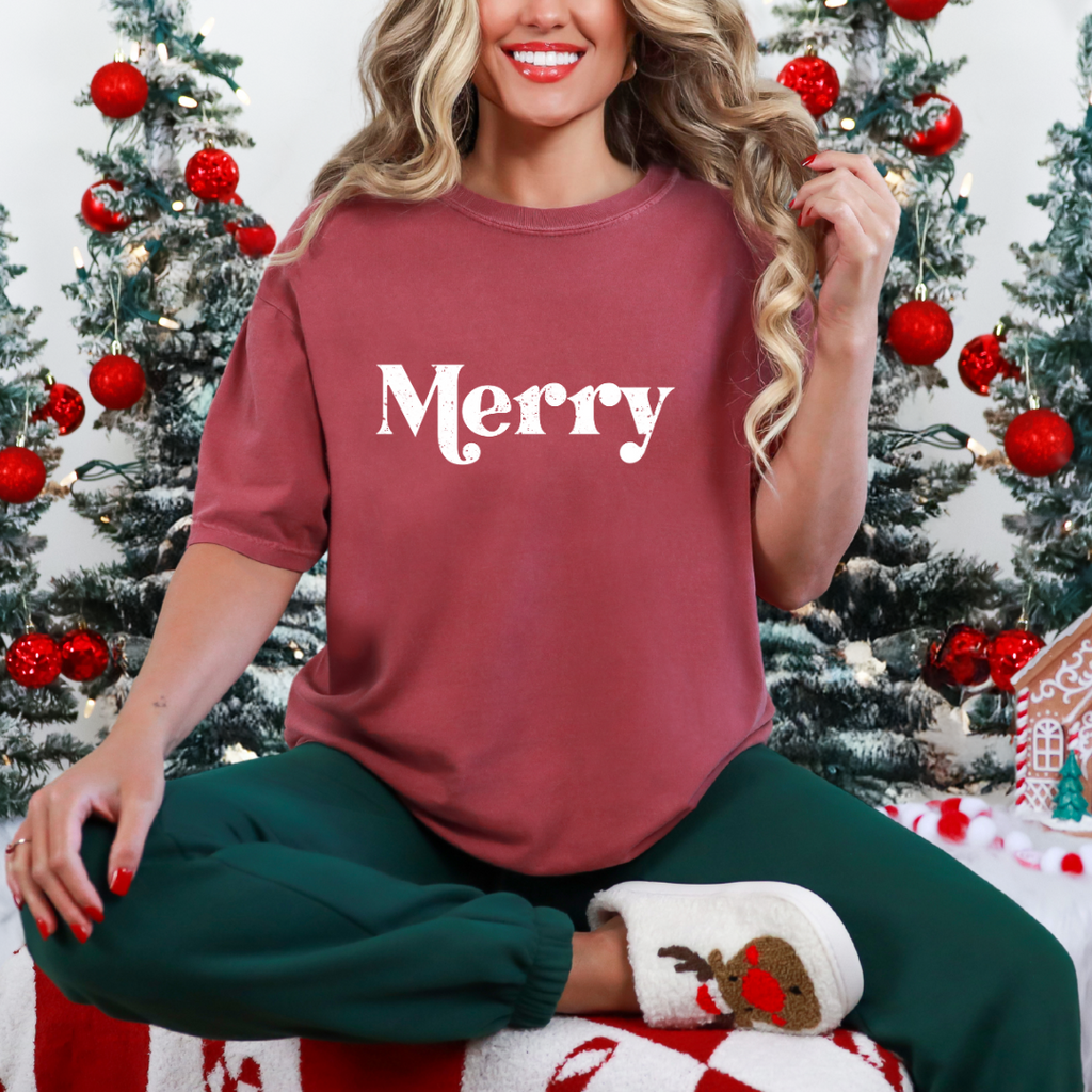 Merry Graphic Ladies T-Shirt