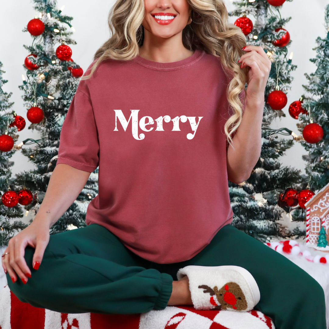 Merry Graphic Ladies T-Shirt