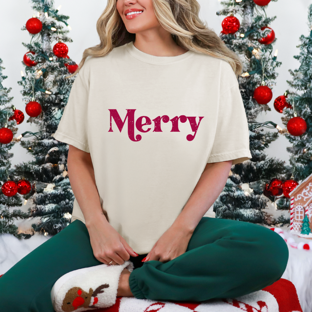 Merry Graphic Ladies T-Shirt