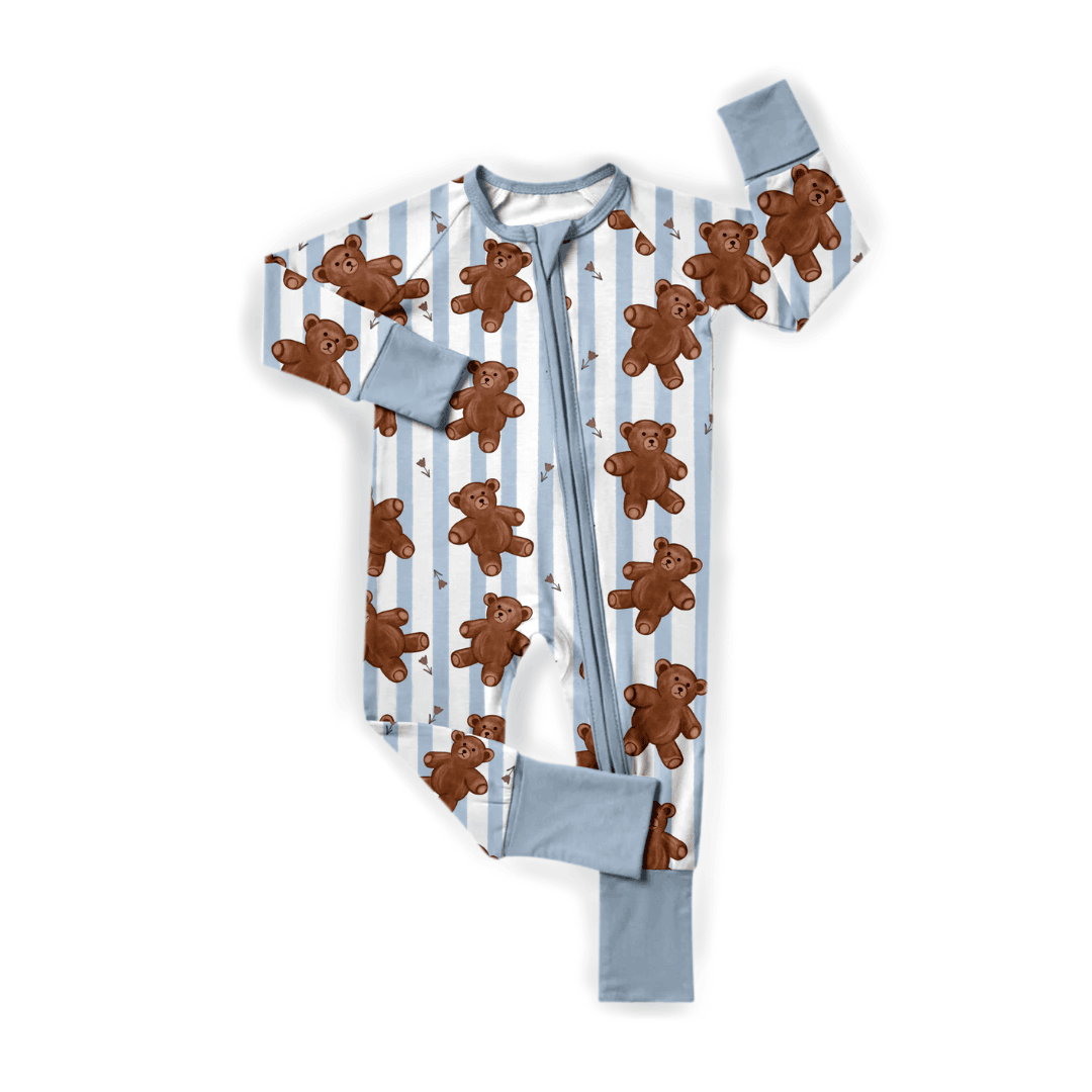 Forever and Always Little Zips Bamboo Pajama Birdie and Bee