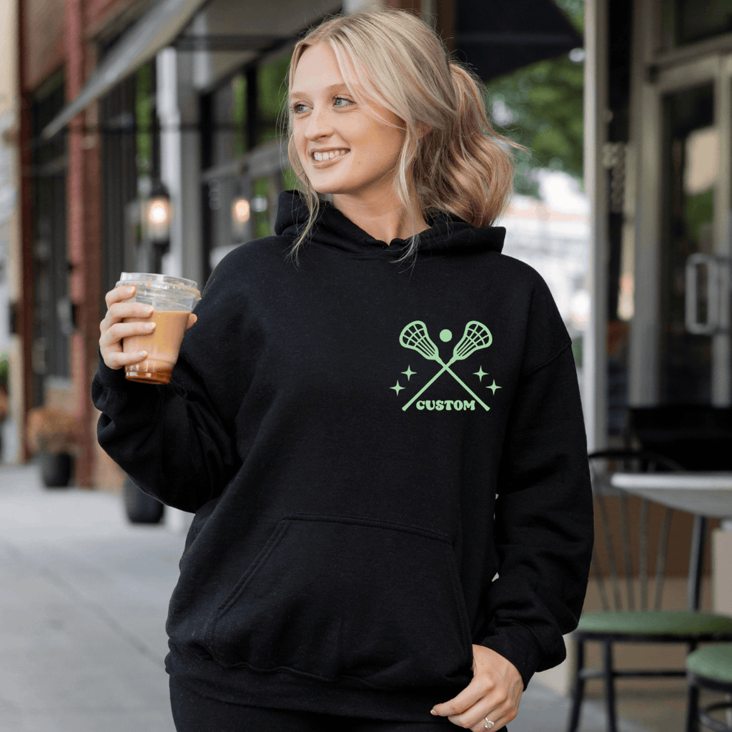 "In My Lacrosse Mom Era" Ladies Hooded Sweater Birdie and Bee