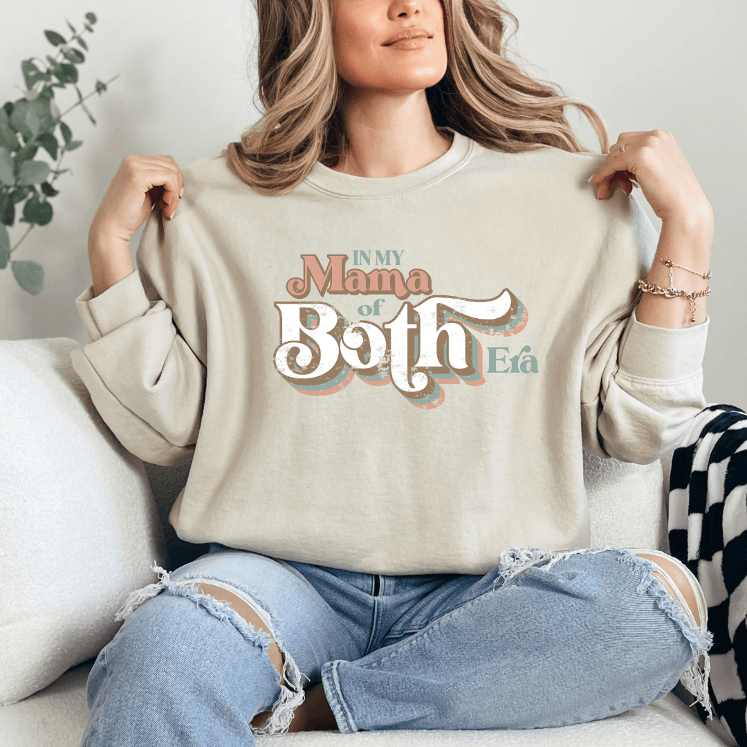 "In My Mama Of Both Era" Ladies Crewneck Sweater Birdie and Bee
