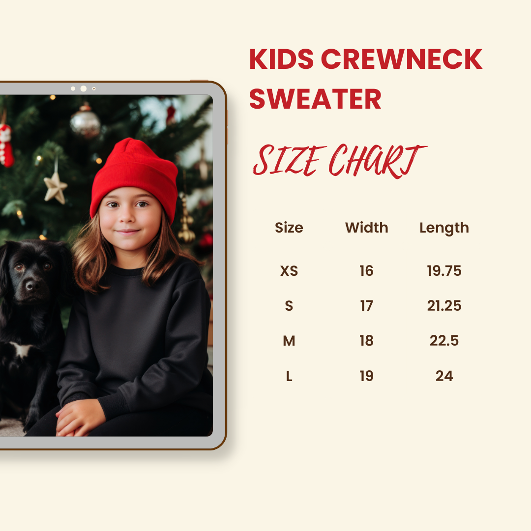 Magical Jack Christmas Graphic Kids Crewneck Sweater