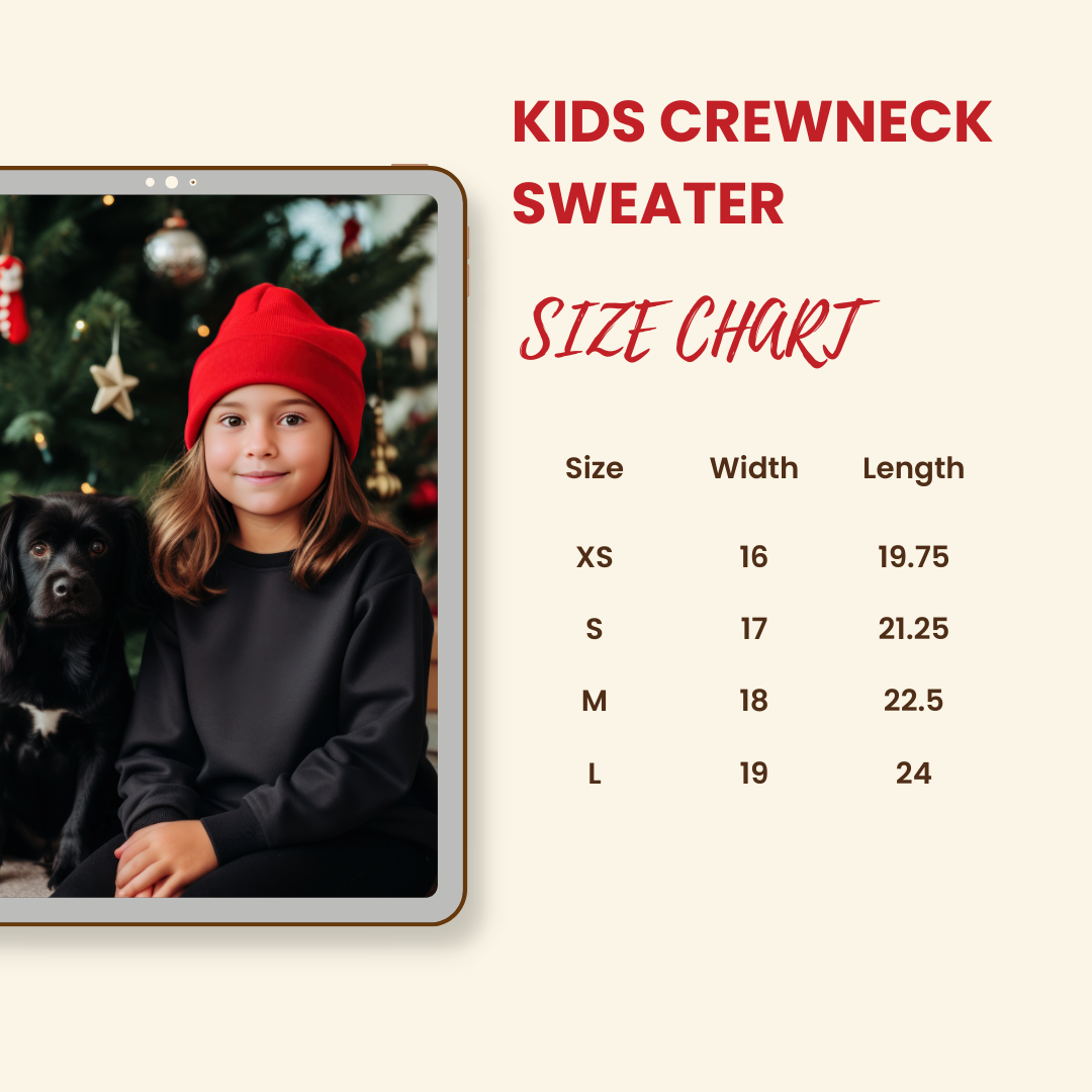 Mini kids Crewneck sweater, mama and mini matching