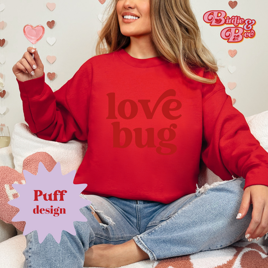 Love Bug womens crewneck sweater