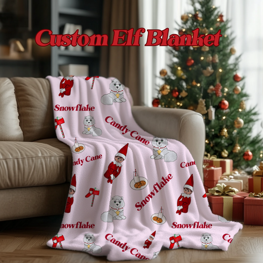 *CUSTOM* Elf blanket  Minky Blanket (Preorder 2 week turnaround)