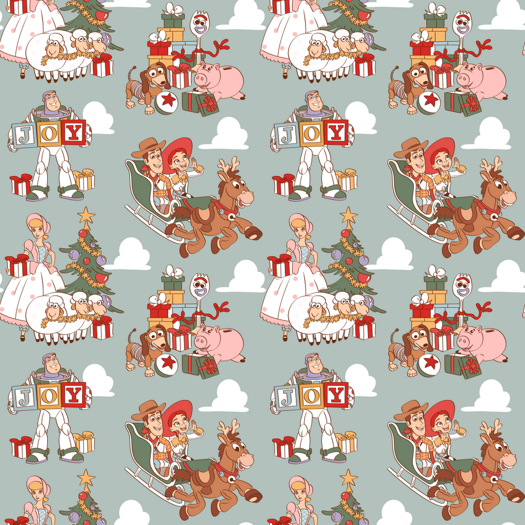 Holiday Toy Friends Minky Blanket