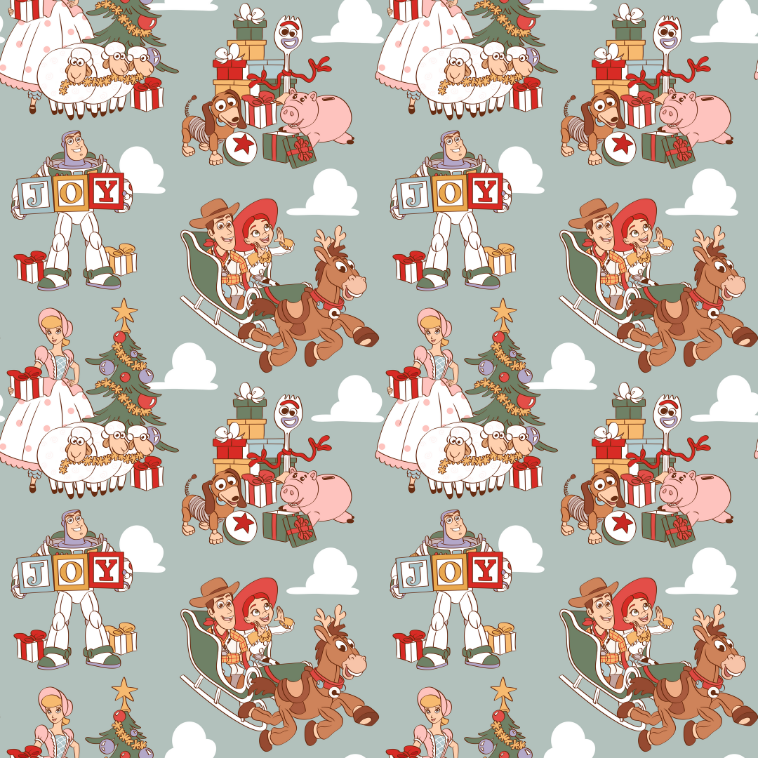 Holiday Toy Friends Minky Blanket
