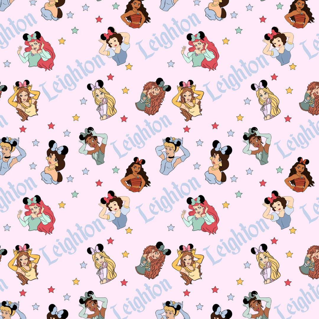 *CUSTOM* Enchanted Princess Name Minky Blanket