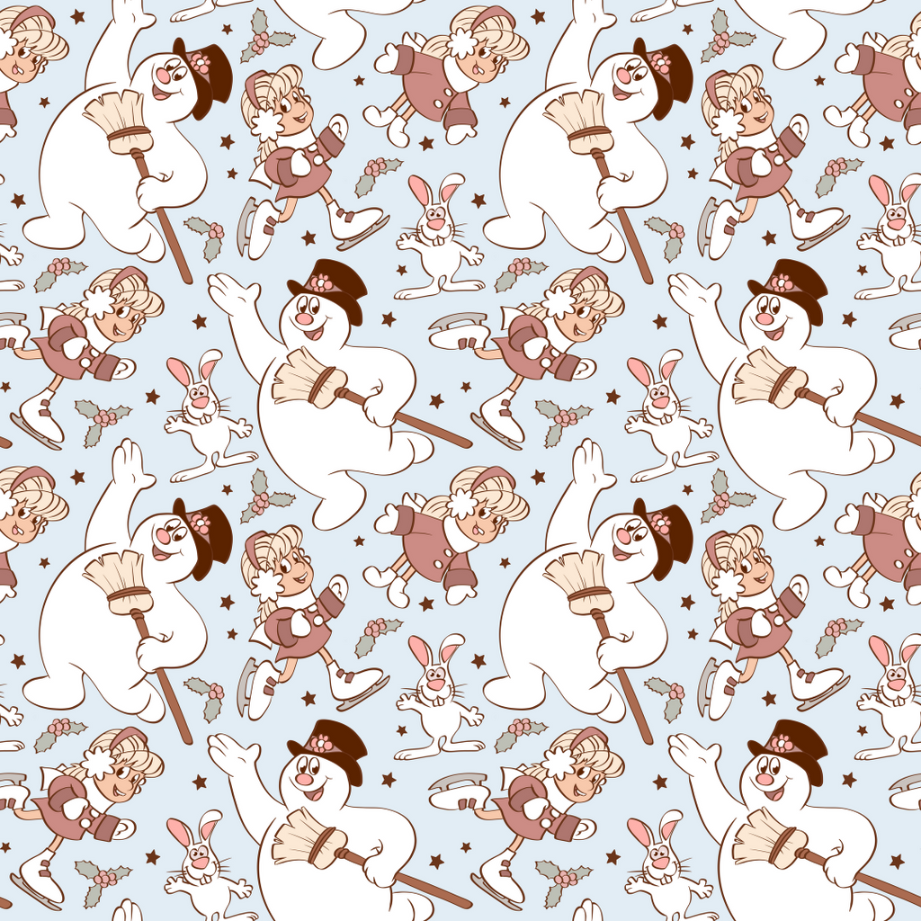 Magical Snowman & Friends Minky Blanket