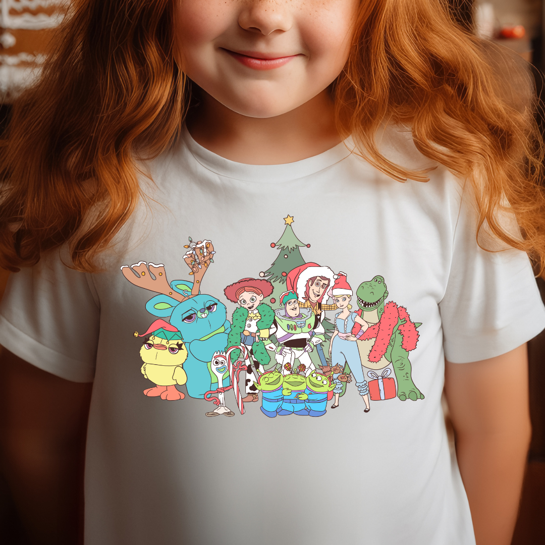 Christmas Story Friends Graphic Kids T-Shirt