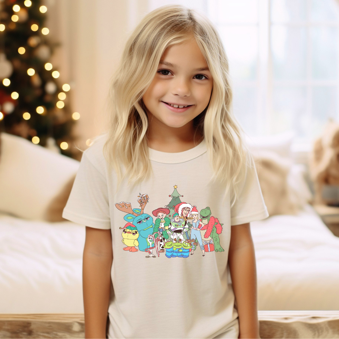 Christmas Story Friends Graphic Kids T-Shirt